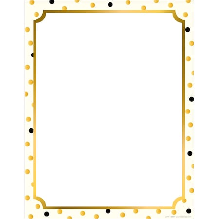 Barker Creek Gold Computer Paper, 50 sheets/Package 741
